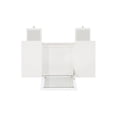 thumbnail image 2 of Joanna Butterfly Bench Vanity Set in White, 2 of 9