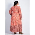thumbnail image 2 of Avenue Women's Plus Size Floral Falls Tiered Maxi Dress, 2 of 2