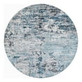 thumbnail image 3 of Unique Loom Leipzig Collection Area Rug - Bach (7' 1" Round Blue/Ivory), 3 of 7