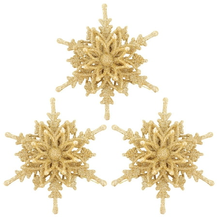 

HOMEMAXS 3Pcs Christmas Pendant Exploding-Star Pendant Tree Pendant Xmas Hanging Decor