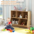 thumbnail image 6 of Costway Storage Organizer Kids Bookcases, Wood Natural, 35.5''x16''x30'', 38.5 lb, 6 of 10