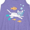 thumbnail image 2 of Instant Message - Snorkel Cat - Toddler & Youth Girls A-line Dress, 2 of 5