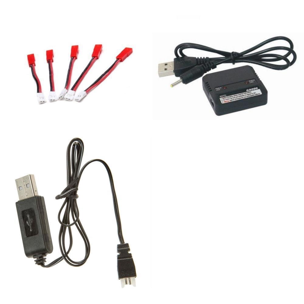 HobbyFlip Dual /USB 3.7V Chargers w/ 1S Molex 2.0 2Pin Female to JST