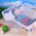 thumbnail image 6 of FUEENIRVA White Shoe Storage Boxes 6-Pack PP Plastic Shoe Organizers for Home and Retail Use, 6 of 8