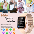 thumbnail image 5 of Cyberdyer KT65 Smart Watch for Men Women (Answer/Make Calls) 1.9”Large HD Screen Business Smart Watch Waterproof Fitness Tracker - Pink, 5 of 10