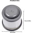 thumbnail image 2 of Filtre Pivotant pour Aspirateur à Main Black And Decker Bdh2000pl, Filtres Pvf110, Lot de 4, 2 of 5