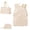 Beige, variant on Foldable Convertible Backpack Tote 3-in-1 Travel Bag, Water Resistant Lightweight with 1 Main Compartment, Front Utility Pocket with Built-in Organizer, Seamless Handbag To Backpack