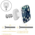 thumbnail image 2 of 4 Pieces Set Drawer Pulls Handle Square Wardrobe Cabinet Knobs with Stainless Steel Screws Furniture Kitchen Decor, 2 of 5