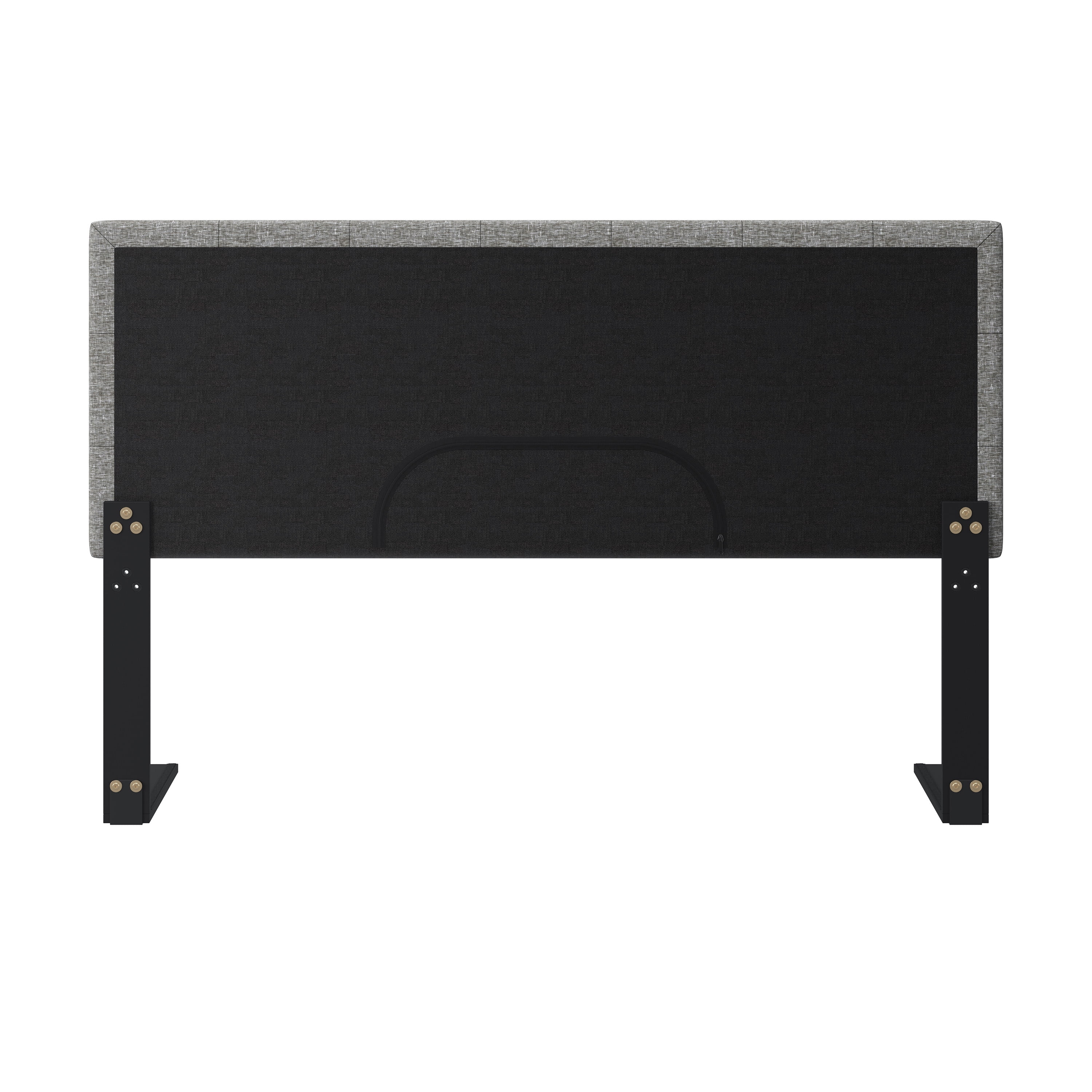 Boyd Sleep Linen Instant Adjustable Headboard, Gray
