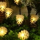 thumbnail image 4 of Fiudx Luces Solares de Piña, 8 Modos de Parpadeo, Decoración de Jardín Exterior, Energía Solar Recargable, Ambiente Festivo, Uso Versátil En Interiores y Exteriores, 12 M de Longitud, 4 of 6