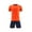 Orange, variant on Ruyang Breathable Mesh Sport Jerseys for Kids Boys Solid Football Training Suit Youth Soccer Fans Shirt & Shorts Sets