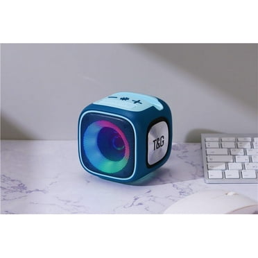 TG-359 Rechargeable Bluetooth Speaker Portable Indoor/Outdoor Subwoofer w -Blue
