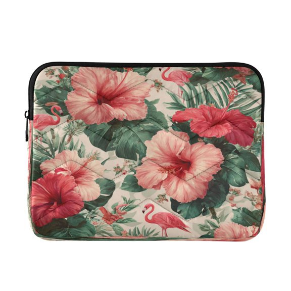 Laptop Bag Briefcases Computer Inner Bags Computer Bags Laptop Sleeves Work Travel School Bag16inch Red Hibiscus Flowers