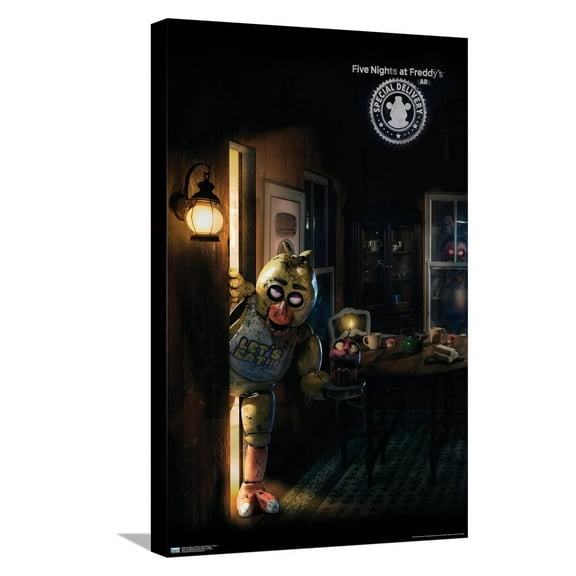 Five Nights at Freddy's: Special Delivery - Triptych 1 Canvas Wall Poster, 14.725" x 22.375"