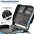 thumbnail image 4 of FORMRS Zipper Binder with Shoulder Strap 2-inch Ring 500 Sheet Capacity File Bag, Crystal Ocean, 4 of 5