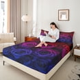 thumbnail image 4 of Castle Fairy Girls Gradient Rose Twin Sheet Sets,Happy Valentine's Day Bedding, 4 of 7