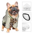 thumbnail image 3 of Balery Vintage Cowboy Riding Horse Sudadera con Capucha para Perros Pequeños – Ropa para Mascotas, Disfraz para Perros y Gatos, Ideal para Fiestas y Cosplay-X-Small, 3 of 7