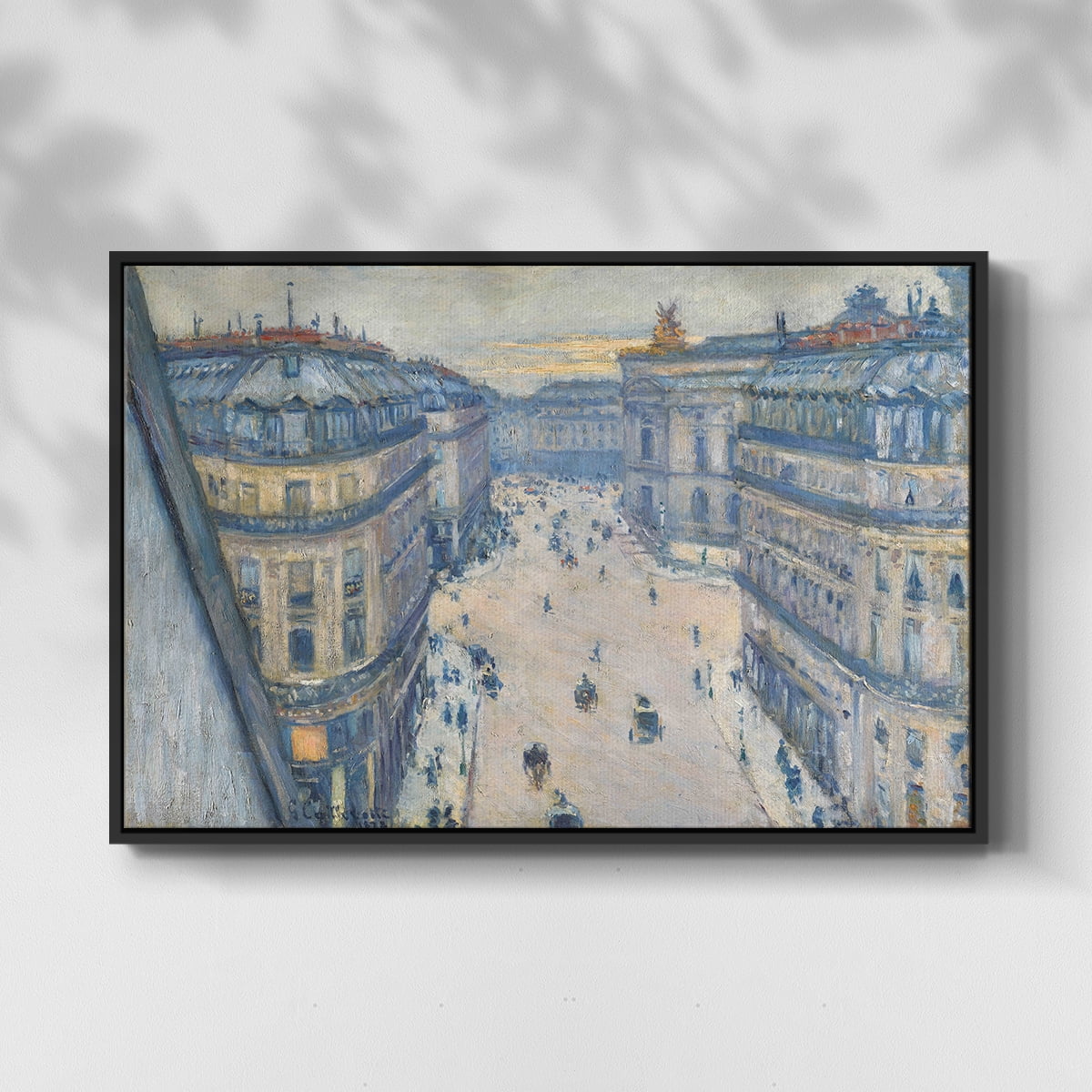 Vintage Landscape-CCXCII By Wexford Home Framed in Black Wood Gallery Wrapped Canvas 27 in. x 41 in.