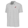thumbnail image 2 of Men's Antigua White Alabama Crimson Tide Intersect Polo, 2 of 3