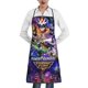 thumbnail image 1 of Delantal de cocina Power Rangers, ajustable, impermeable, con pechera y bolsillo para hombres y mujeres, chef, 1 of 8