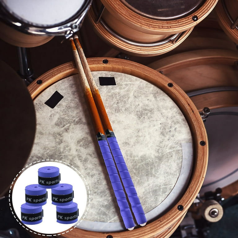 5 Rolls of Snare Drum Stick Tape Drumstick Grips Drumstick Wrap Anti slip Tapes