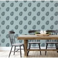 thumbnail image 4 of S4Sassy Paisley Buta Wallpaper - Asian Style Wall Covering, 25" x 120" Self-Adhesive Wallpaper, Decorative Wall Wrap, Easy DIY Decor For Bedroom, Living Room, Living Spaces - Green, 4 of 8