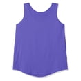thumbnail image 3 of ELFINDEA Womens Tops Plus Size Tank Tops For Summer Tank Tops Loose Fit Casual Camisole Shirttail Tank Purple XL, 3 of 6