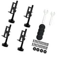 thumbnail image 3 of Lipstore Pieds de Nivellement Réglables Niveleurs de Meubles pour Unités de Rayonnage de Table d'Armoire 4 Pcs, 3 of 8