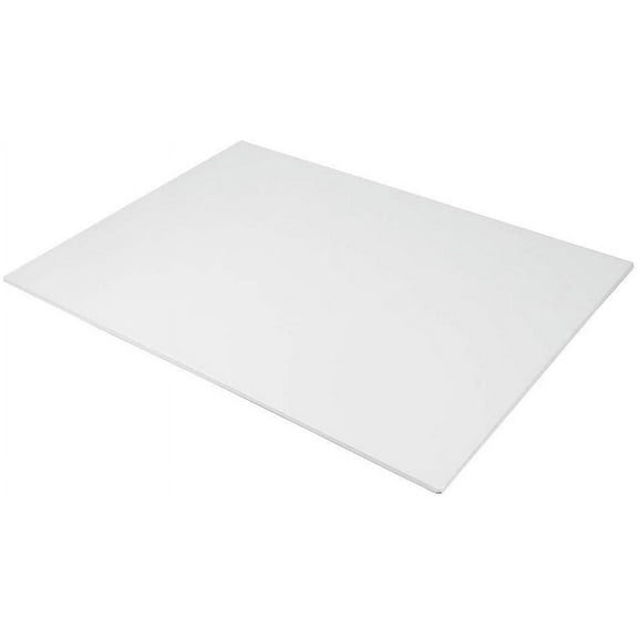 O'Creme White Wraparound Rectangular Cake Pastry Drum Board 1/4 Inch Thick, Full-Sheet Size 17-5/8 Inch x 25-1/2 Inch - Pack of 10