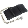 thumbnail image 6 of Swiss Marshall Men's RFID Blocking Premium Leather Chain Trifold Wallet Black with 15 inch Nickle Chain, 6 of 6