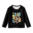 thumbnail image 3 of Tisuna Sweatshirts For Girls Child Trendy Number Print Sweatshirt Teen And Youth Daily Wear Long Sleeve Outfits Size 3-4 Years, 3 of 3