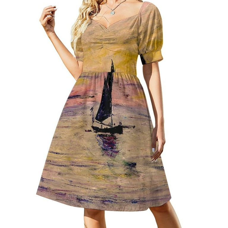 open lace back dress SHEIN VCAY Women's Solid Color Simple Sleeveless Summer Dress For Dail |  Dress