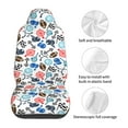 thumbnail image 5 of Pofeuu Sport Items Print Automotive Car Seat Covers Flat Cloth Full Set Seat Covers,Car Seat Covers front seats for Cars Trucks and SUVs(Two packs), 5 of 7
