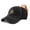 Black, variant on Ponytail Cap Women's Baseball Cap Embroidered Paramedic Emt Embroidery Sun Hat with Ponytail Hole High Pony Hat Cotton Mustard Design Only