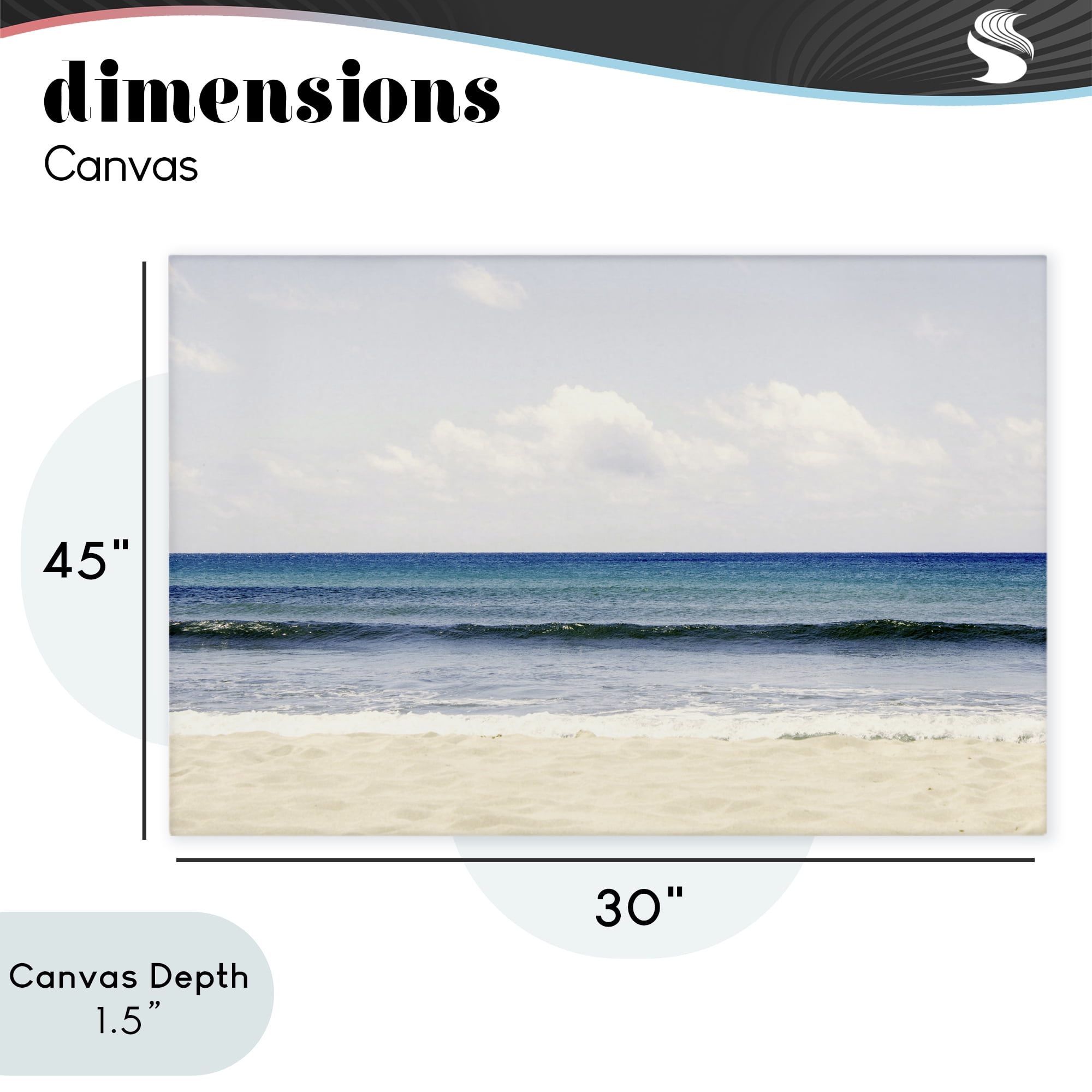 Stupell Industries Summer Seaside Escape Canvas Wall Art, design by Gemma Bardot