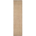 thumbnail image 3 of SAFAVIEH Natural Fiber Gillian Chevron Jute Runner Rug, Bleach/Natural, 2'6" x 12', 3 of 7
