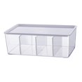 thumbnail image 2 of simhoa Desktop Organizer Clear Refrigerator Storage Box for Cotton Swab Rod Bedroom, 2 of 8