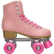 Impala Roller Skates - Pink/Tartan | Classic Quad Skates for Women and Men, US (Women’s) 9