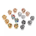 thumbnail image 2 of HOOUN 30pcs/lot Glass Rhinestone Ball Bead imitate Crystal Spacer Loose Beads Jewelry-Rhodium Ball Beads-8mm, 2 of 6