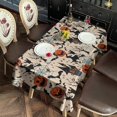 thumbnail image 2 of Classic Halloween Pattern Rectangle Tablecloth 60"x102",Waterproof Polyester Rectangle Table Cloth, Wipeable Spillproof Polyester Tablecloth for Dining, Camping, Indoor and Outdoor, 2 of 6