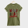 thumbnail image 5 of Awdenio Woemns Lounge Graphic Tees Tops Ladies Casual Round Neck Short-sleeved Christmas Tree Printed T-shirt Top, Size S-2XL, 5 of 5