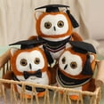 thumbnail image 5 of Graduation Owl Stuffed Animal with Cap, 6.3" Owl Plushie Toy, Soft Stuffed Owl Plush, Ideal Birthday Christmas Graduation Presents for Kids Boys Girls, 5 of 7