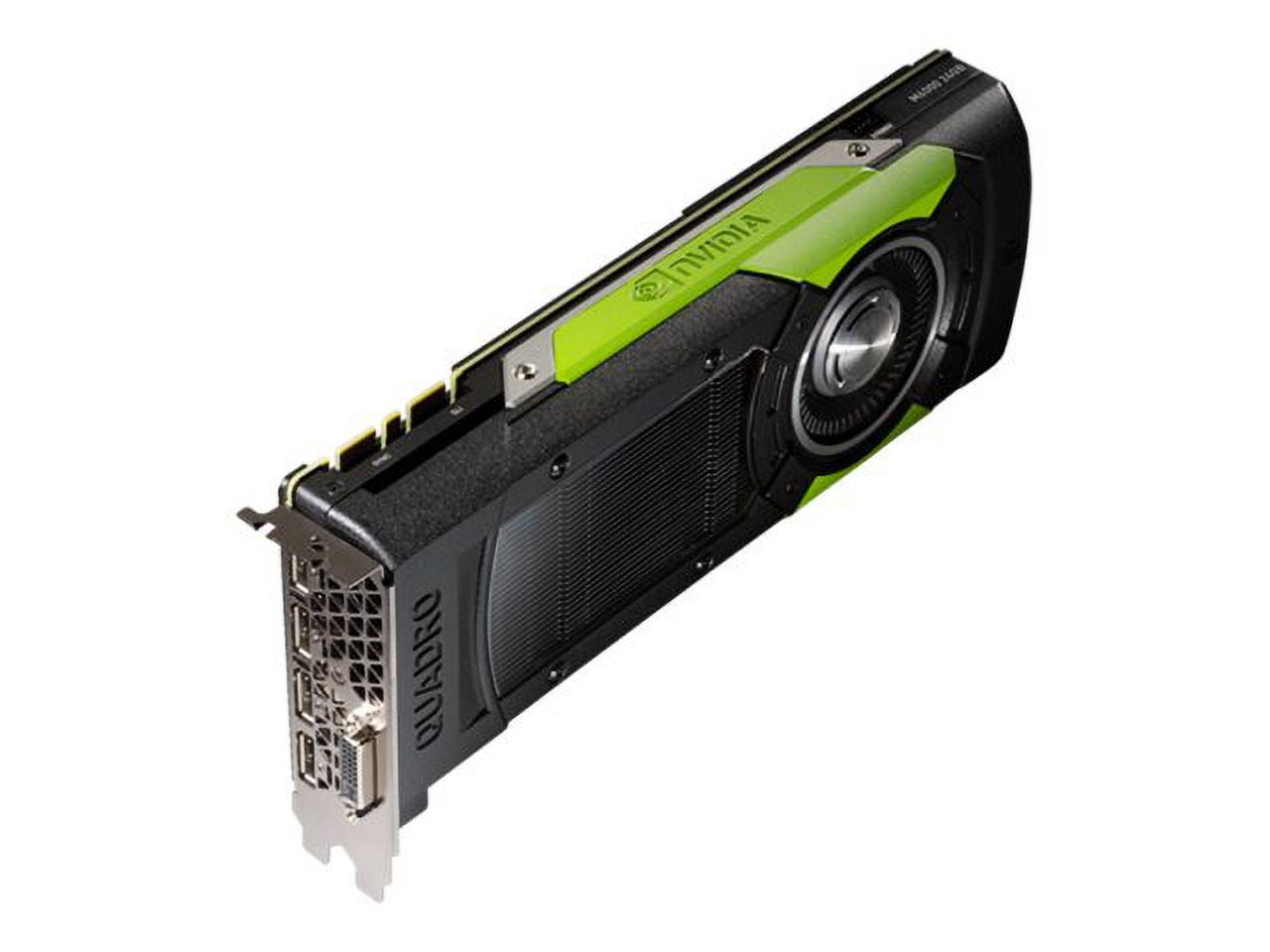 NVIDIA Quadro M6000 - Graphics card - Quadro M6000 - 24 GB GDDR5 - PCIe 3.0 x16 - DVI, 4 x DisplayPort