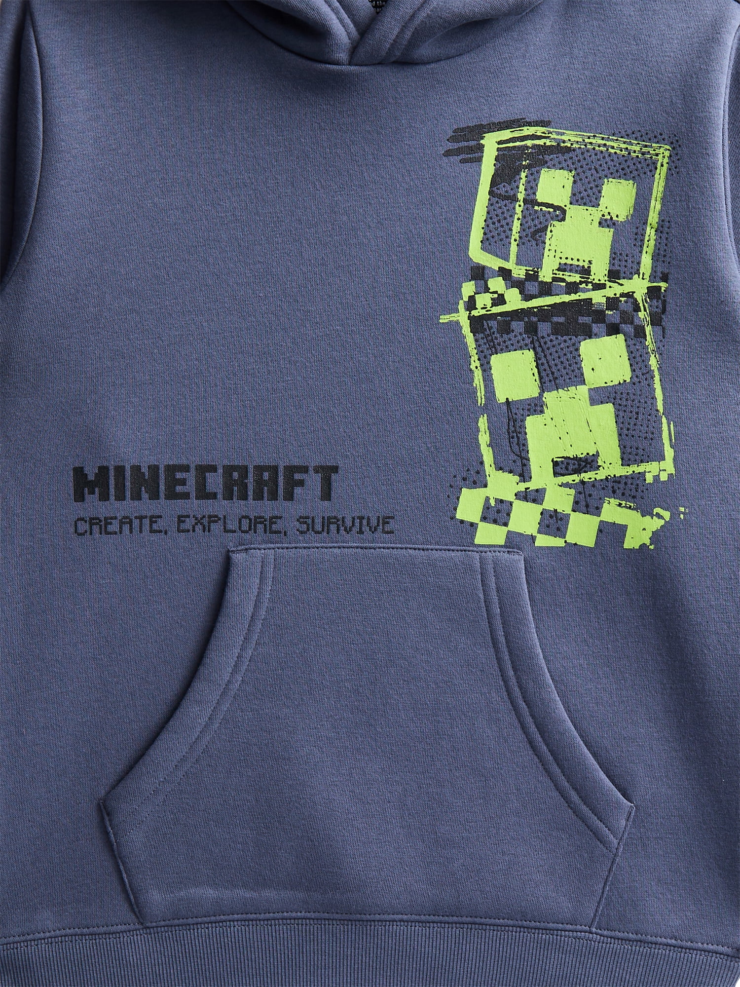 Minecraft Boys Graphic Hoodie, Sizes XS-2XL
