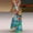 Blue, variant on T Shirt Dress Women's Casual Long Dress With Striped Floral Print Sleeveless Maxi Dress Petite Dresses on Clearance
