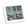 thumbnail image 1 of higrómetro digital Mini higrómetro digital Termómetro Reloj Temperatura inalámbrica Medidor LCD Medidor para invernadero interior Oficina Sala de () Fanmusic higrómetro digital, 1 of 7
