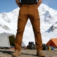 thumbnail image 5 of ThriftyPlait Men Multi Pocket Cargo Pants Casual Straight Leg Stretch Work Trousers Fashion Durable Outdoor Hiking Daily Utility Pants, 5 of 6