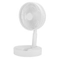 thumbnail image 3 of Mini Ventilador De Mano Recargable Usb Portátil Para Oficina En Casa Ventiladores Plegables De Escritorio Silenciosos (Blanco) Monstrate EL008032-00, 3 of 6