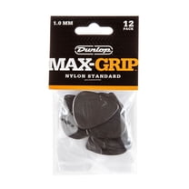 DUN-449P10 Dunlop MAX GRIP 1.0 Nylon Standard Guitar Pick -12 Pack