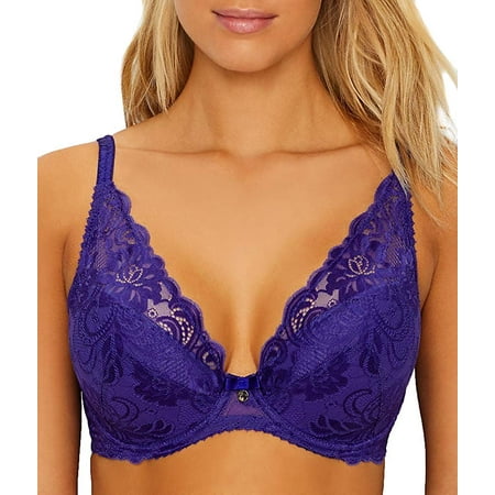 Gossard BRIGHT SAPPHIRE Gypsy High Apex Padded Plunge Bra  US 32C  UK 32C